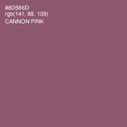 #8D586D - Cannon Pink Color Image